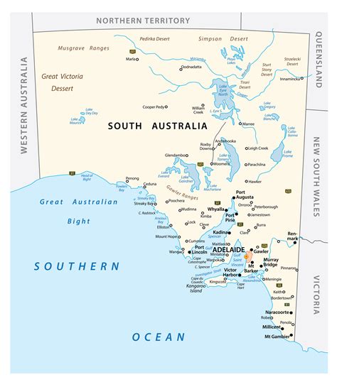 south australia map png